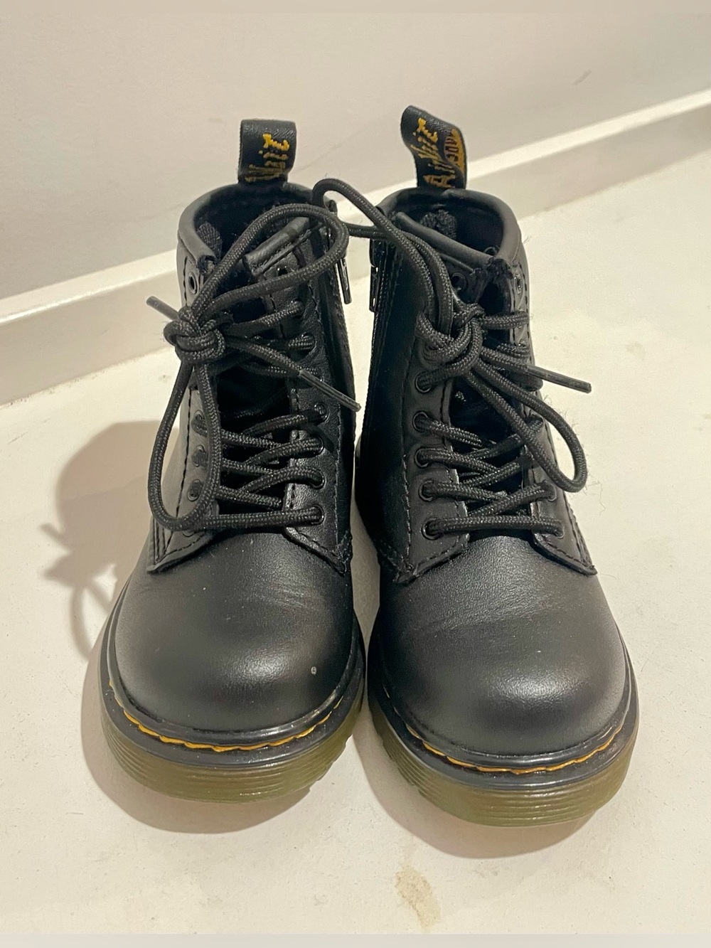 Dr. Martens Toddler 1460 SOFTY T LEATHER LACE UP BOOTS